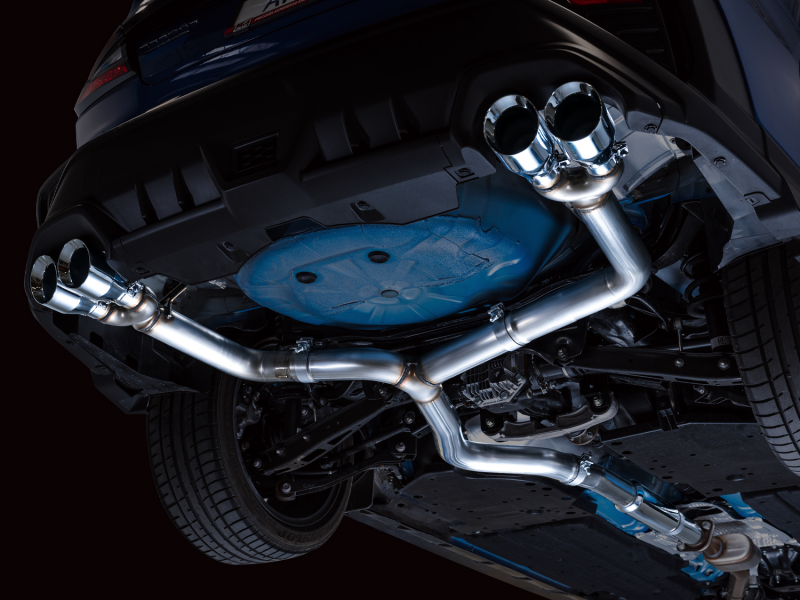 Subaru WRX Performance Exhaust - AWE Tuning - Cat-Back Track - Chrome Silver - `22-`27